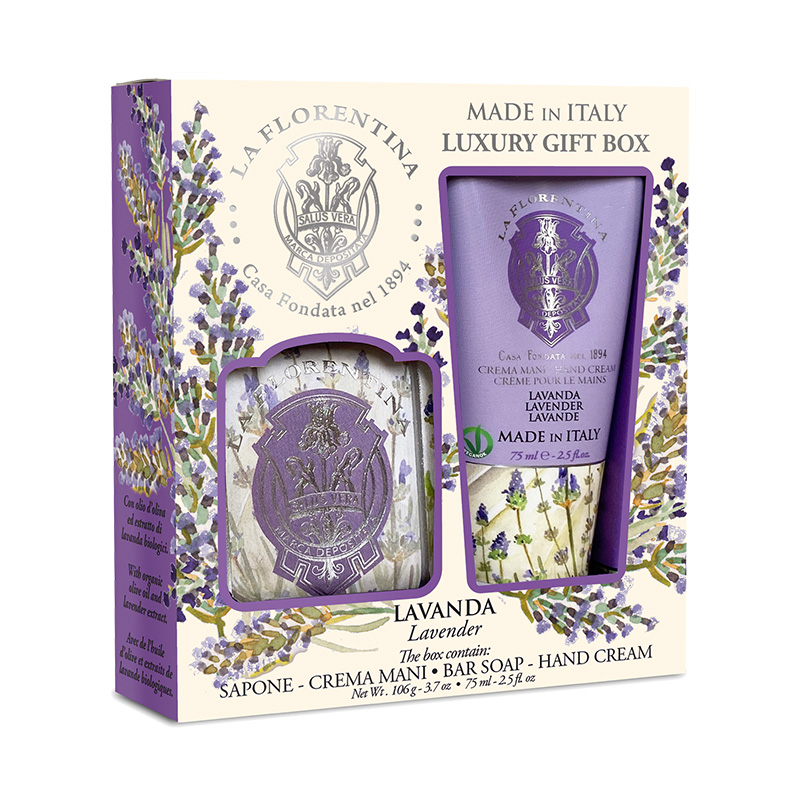 La Florentina Limone Lavanda - Kit Small Creme Para As Mãos 75ml + Sabonete em Barra 106g