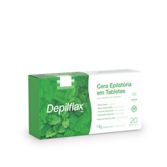 Depilflax Hortelã - Cera Quente em Tabletes 1kg