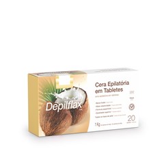 Depilflax Coco - Cera Quente em Tabletes 1kg