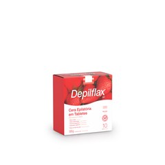 Depilflax Morango - Cera Quente em Tabletes 500g