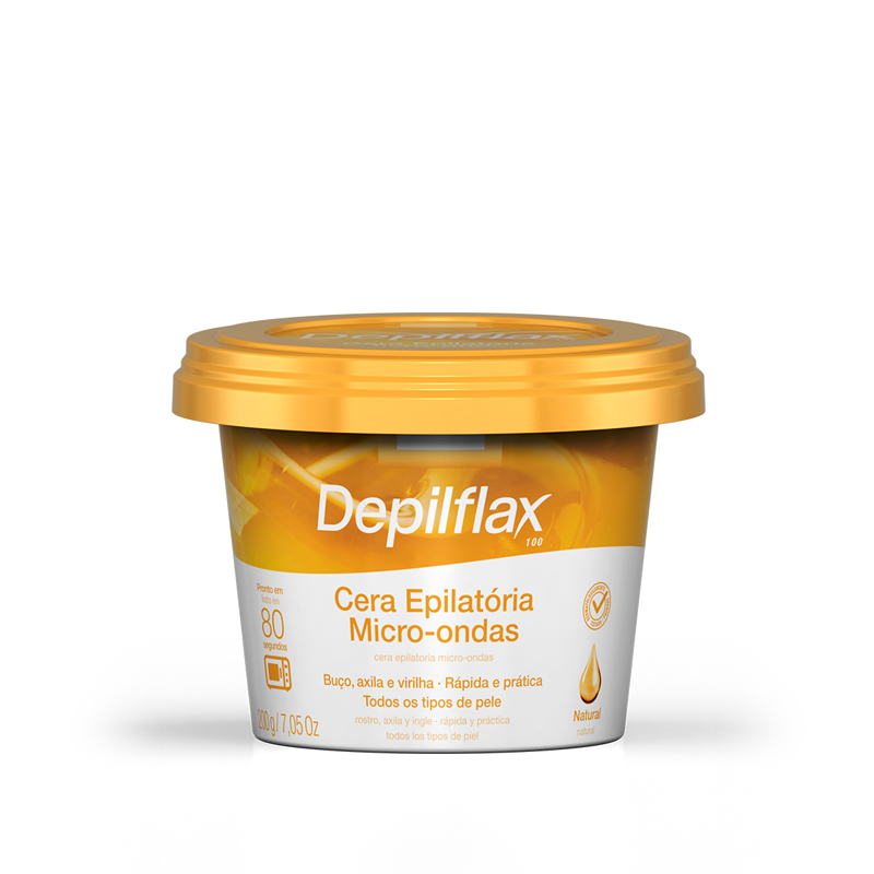 Depilflax Natural - Cera de Micro-ondas 200g