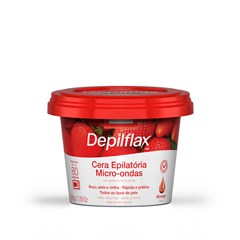 Depilflax Morango - Cera de Micro-ondas 200g