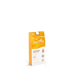 Depilflax Natural - Folhas Prontas Faciais com 24 Folhas