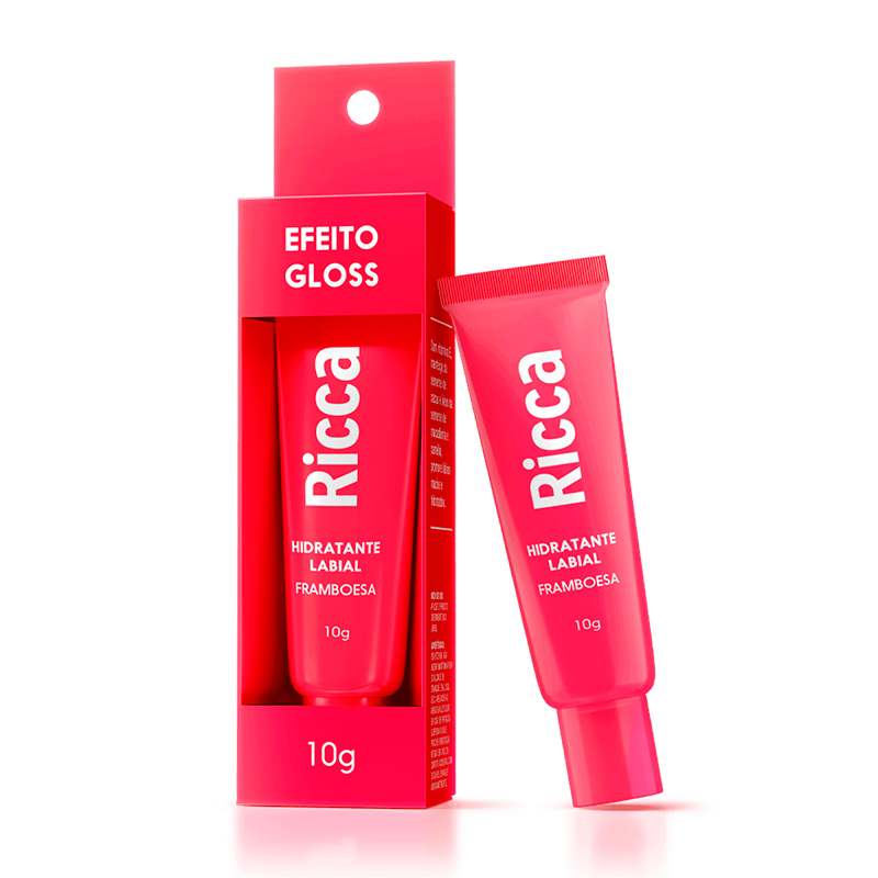 Ricca Framboesa - Hidratante Labial 10g