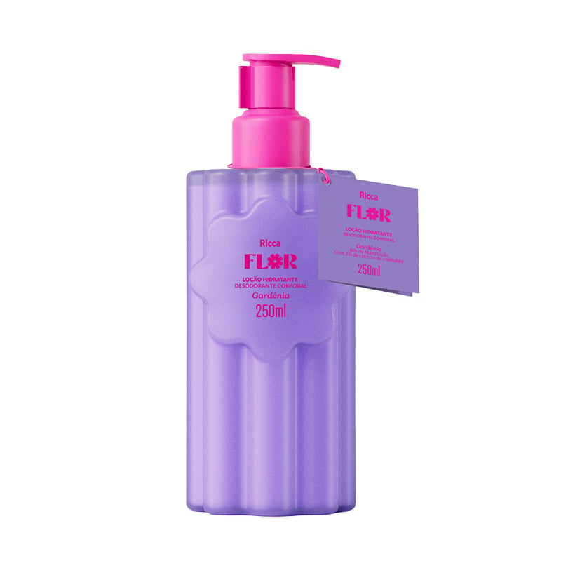 Ricca Flor Gardênia - Hidratante Desodorante Corporal 250ml