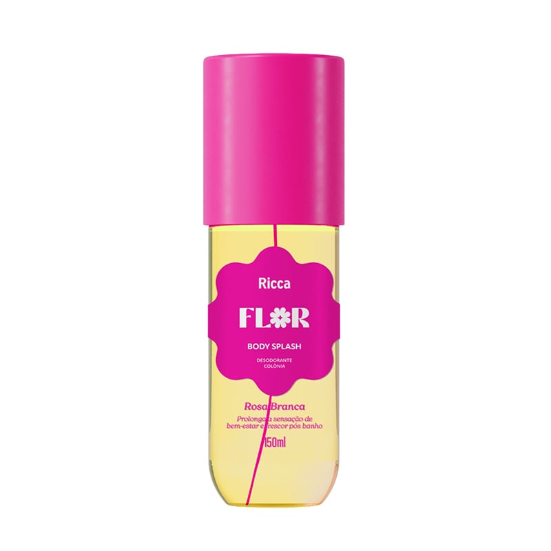 Ricca Flor Rosa Branca - Spray Perfumado Desodorante Corporal 150ml