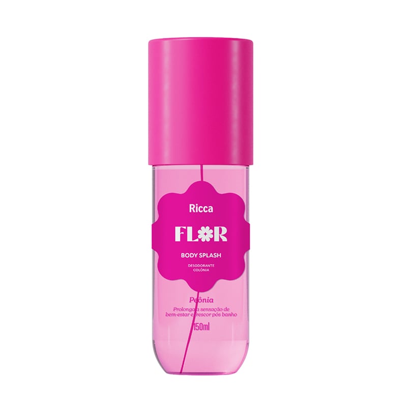 Ricca Flor Peônia - Spray Perfumado Desodorante Corporal 150ml