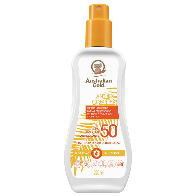 Australian Gold Antiox Complex FPS 50 - Protetor Solar Corporal 220ml