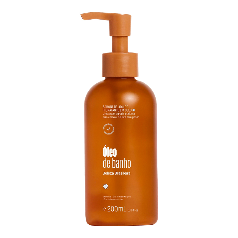 Beleza Brasileira - Óleo de Banho Corporal Hidratante 200ml