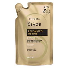 Eudora Siàge Reconstrói os Fios - Refil Shampoo 400ml