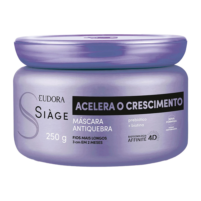Eudora Siàge Acelera o Crescimento - Máscara Capilar 250g
