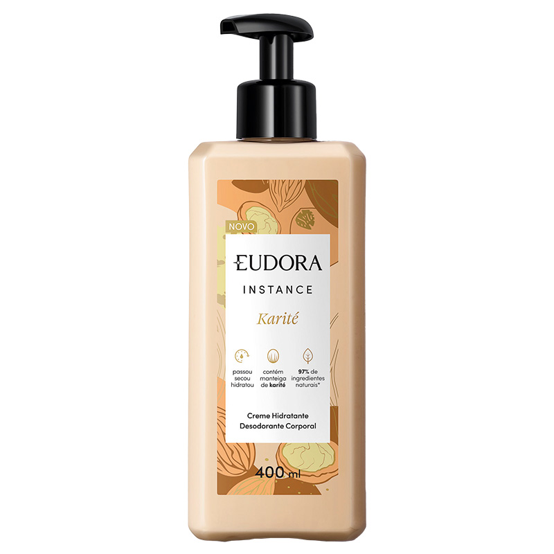 Eudora Instance Karité - Hidratante Desodorante Corporal 400ml