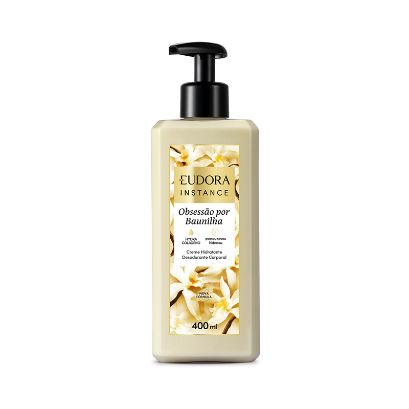Eudora Instance Baunilha - Hidratante Desodorante Corporal 400ml