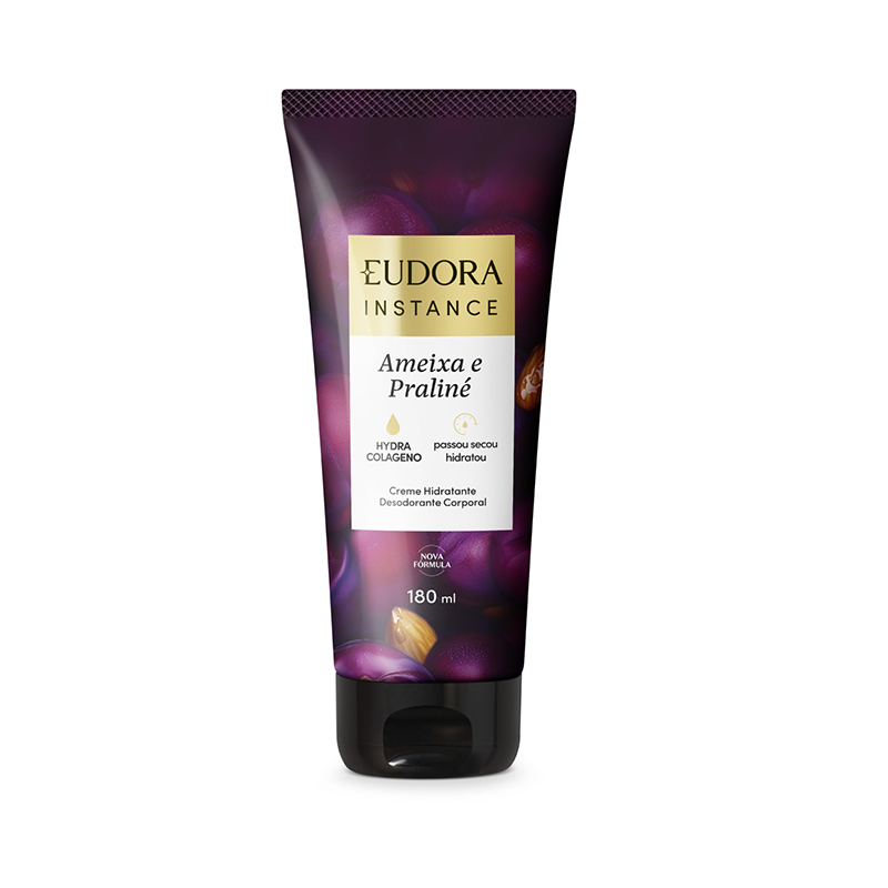 Eudora Instance Ameixa e Praliné - Hidratante Desodorante Corporal 180ml