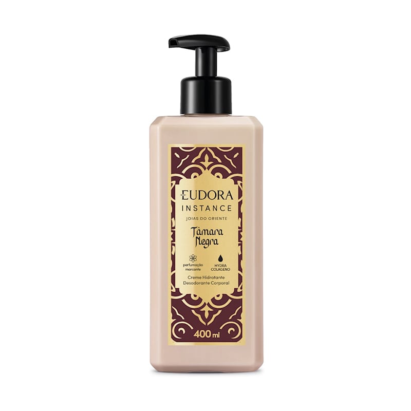 Eudora Instance Joias do Oriente Tâmara Negra - Hidratante Desodorante Corporal 400ml
