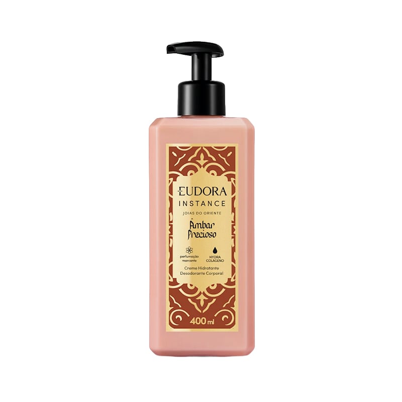 Eudora Instance Joias do Oriente Âmbar Precioso - Hidratante Desodorante Corporal 400ml