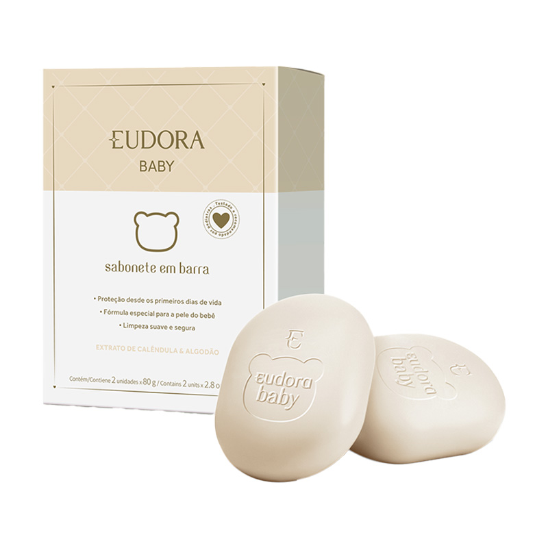 Eudora Baby - Sabonete em Barra 2x80g