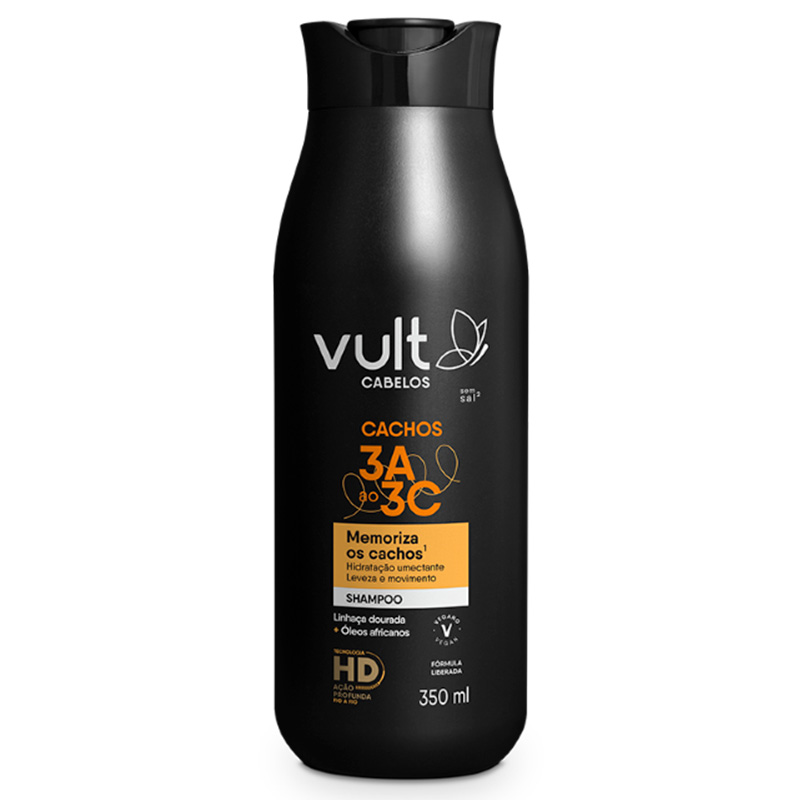 Vult Cabelos Cachos 3A ao 3C - Shampoo 350ml