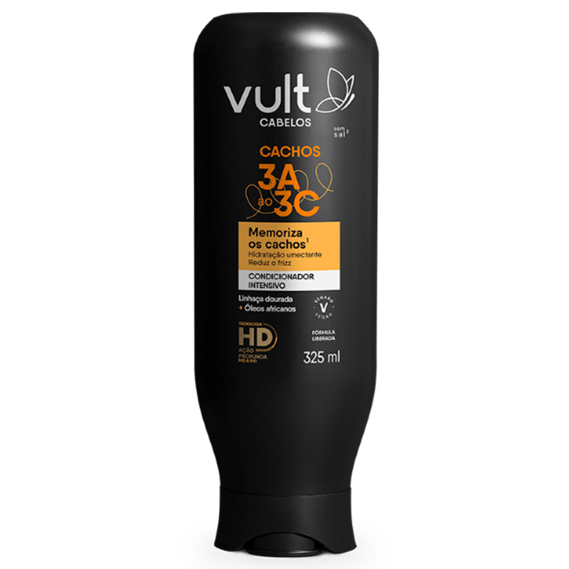 Vult Cabelos Cachos 3A ao 3C - Condicionador 325ml