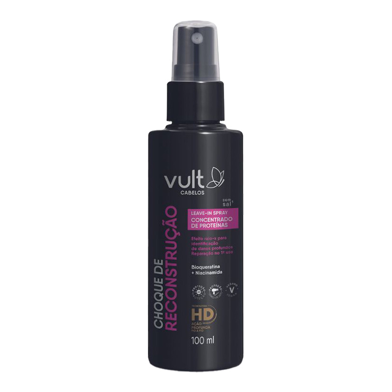 Vult Cabelos Choque de Reconstrução - Leave-In 100ml