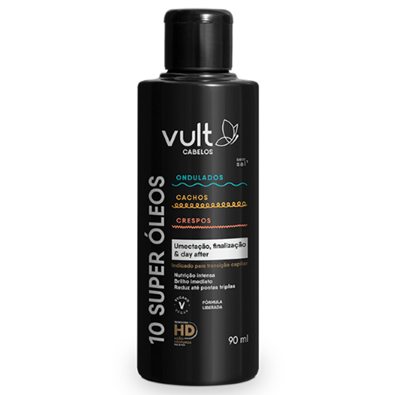 Vult Cabelos 2A ao 4C - Óleo Capilar Umectante 90ml