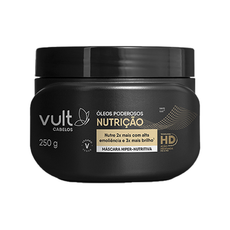 Vult Cabelos Nutrição Óleos Poderosos - Máscara Capilar 250g