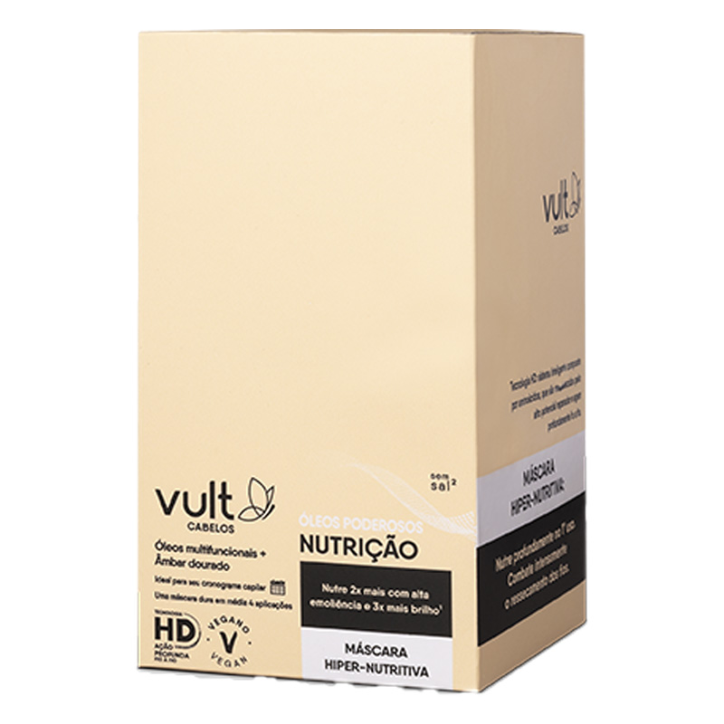 Vult Cabelos Nutrição Óleos Poderosos - Máscara Capilar 8x60g