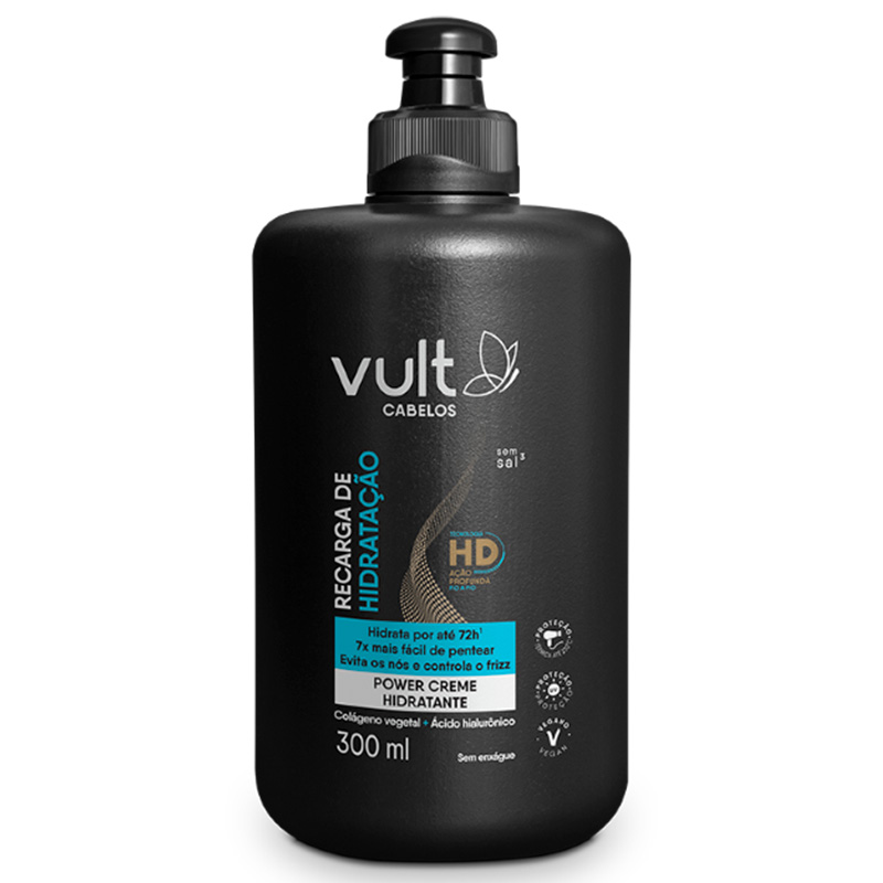 Vult Cabelos Recarga de Hidratação - Creme de Pentear 300ml