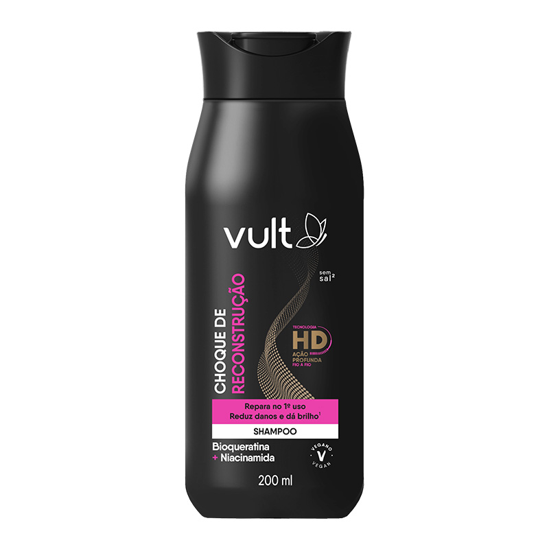 Vult Cabelos Choque de Reconstrução - Shampoo 200ml
