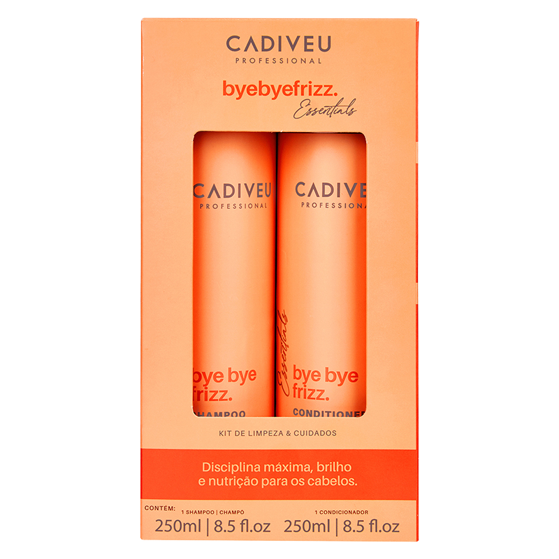 Cadiveu Bye Bye Frizz - Kit Shampoo 250ml + Condicionador 250ml