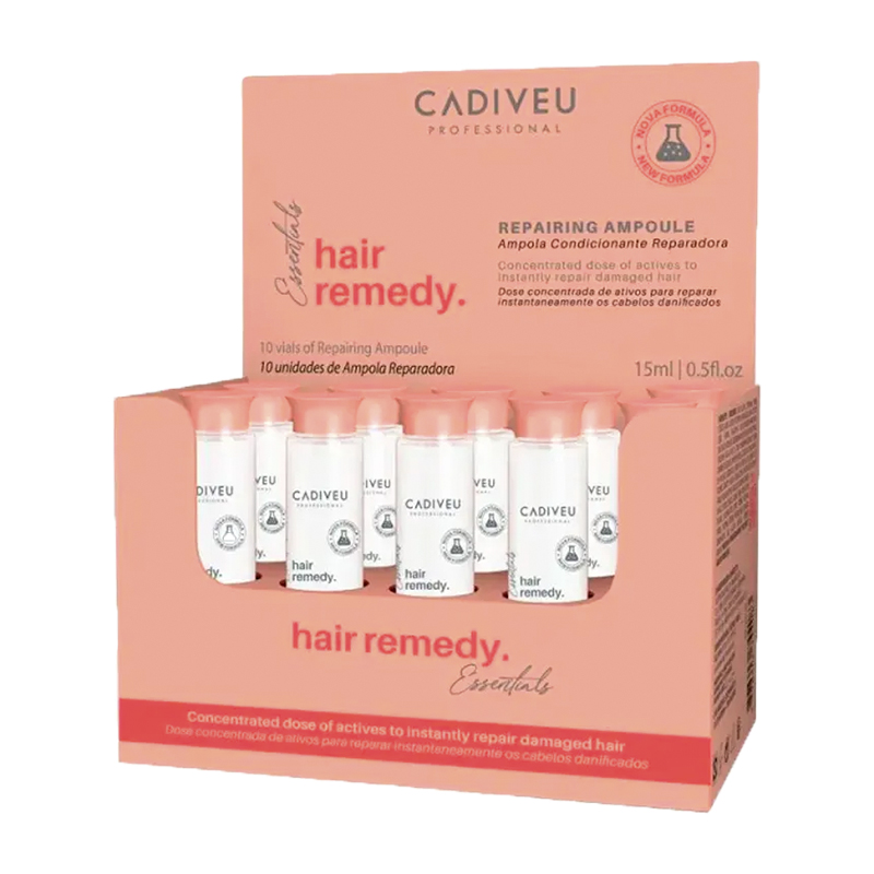 Cadiveu Hair Remedy - Caixa de Ampolas Reparadoras 10x15ml