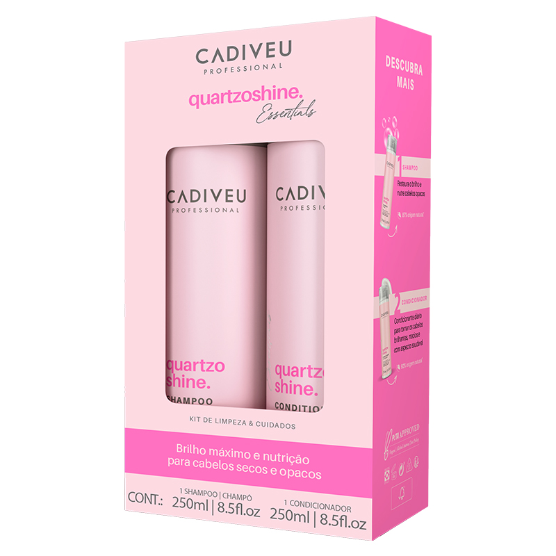Cadiveu Quartzo Shine - Kit Shampoo 250ml + Condicionador 250ml