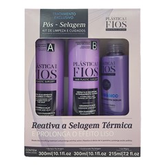 CADIVEU KIT SEL SH+SERUM+COND 300ML PROF