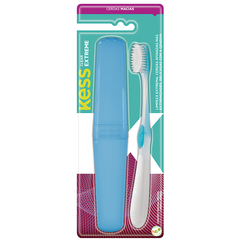 Kess Clear Extreme - Escova Dental com Porta Escova - Ref. 2018