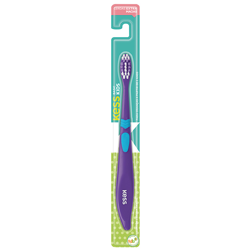 Kess Basic Kids - Escova Dental Infantil Junior Extramacia - Ref. 2580