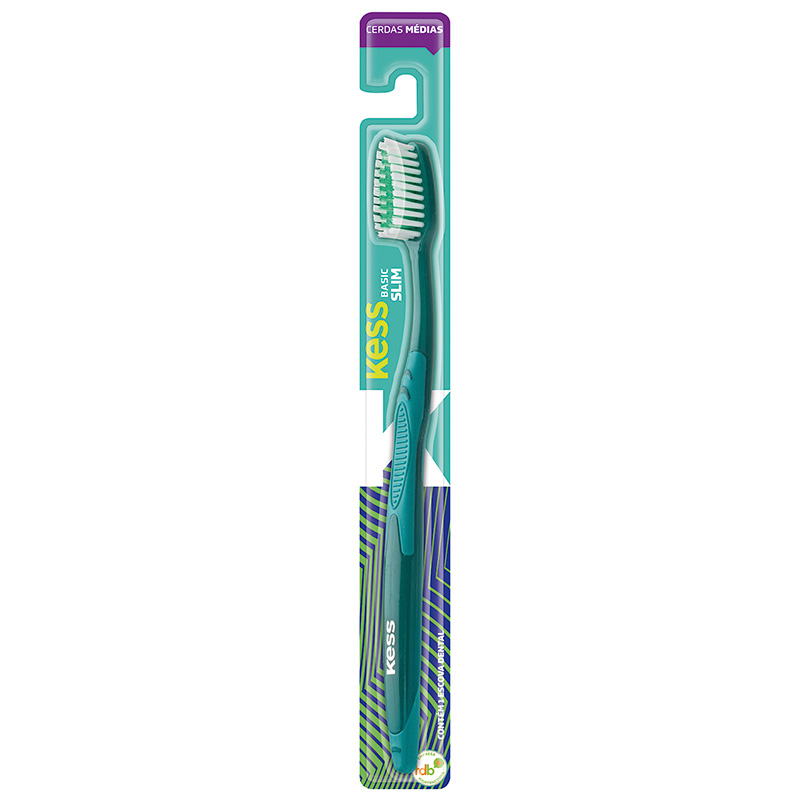 Kess Basic Slim - Escova Dental Média - Ref. 2553