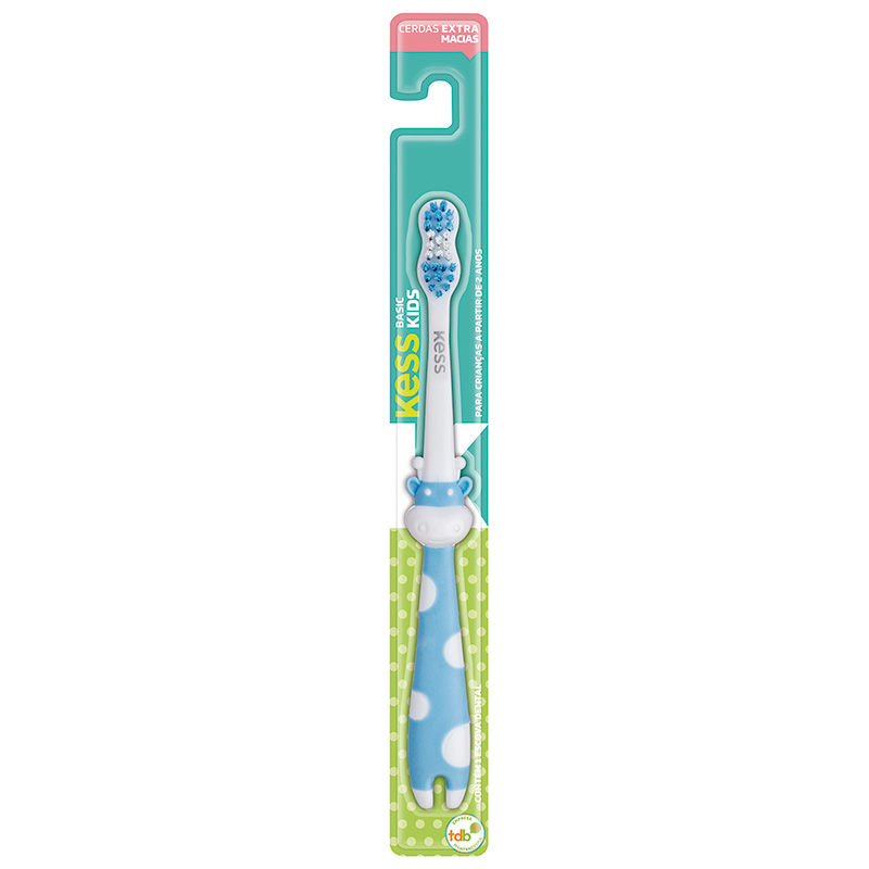 Kess Basic Kids - Escova Dental Infantil Basic Pets Extramacia - Ref. 2540