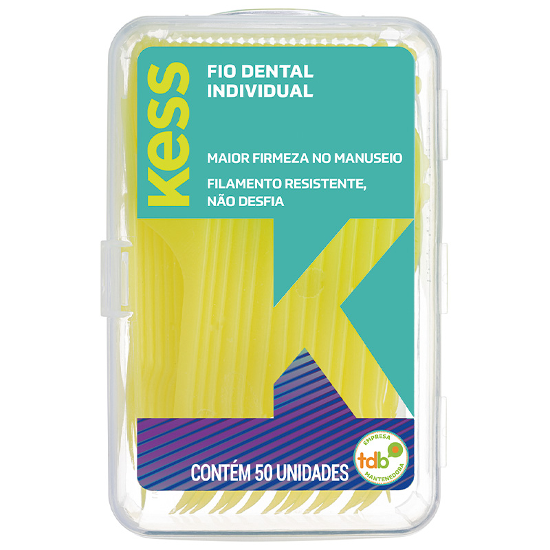 Kess - Fio Dental Individual Pote com 50 - Ref. 2002
