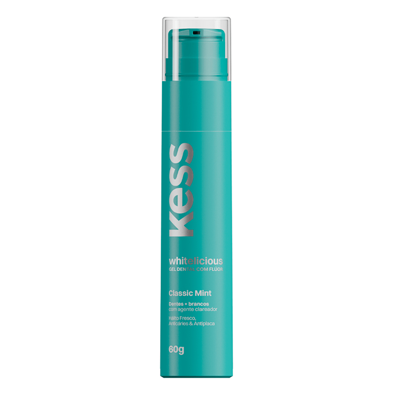 Kess Whitelicious Classic Mint - Creme Dental 60g - Ref. 2588