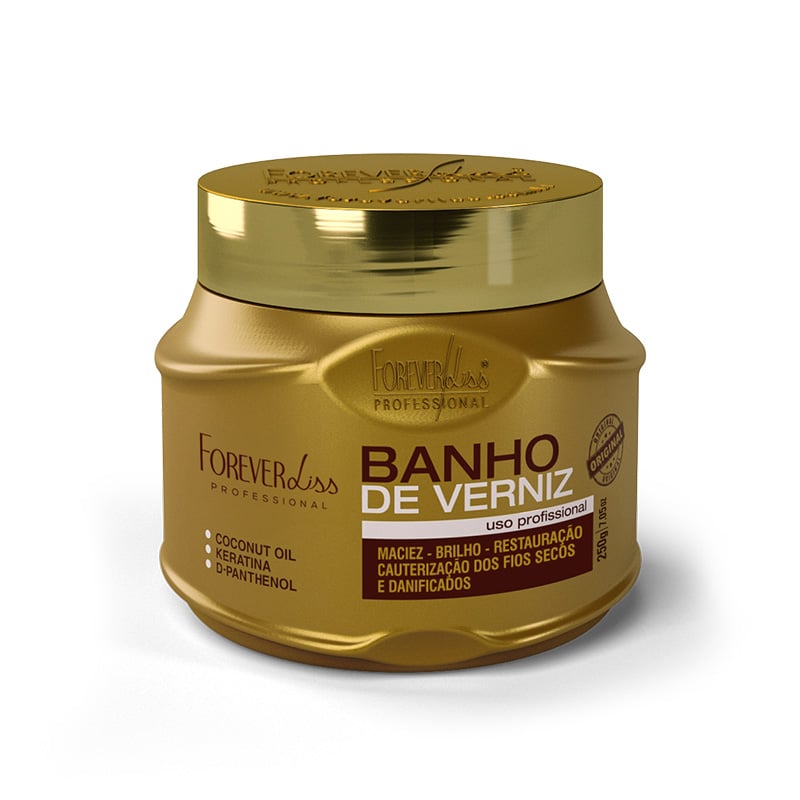 Forever Liss Banho de Verniz - Máscara Capilar 250g