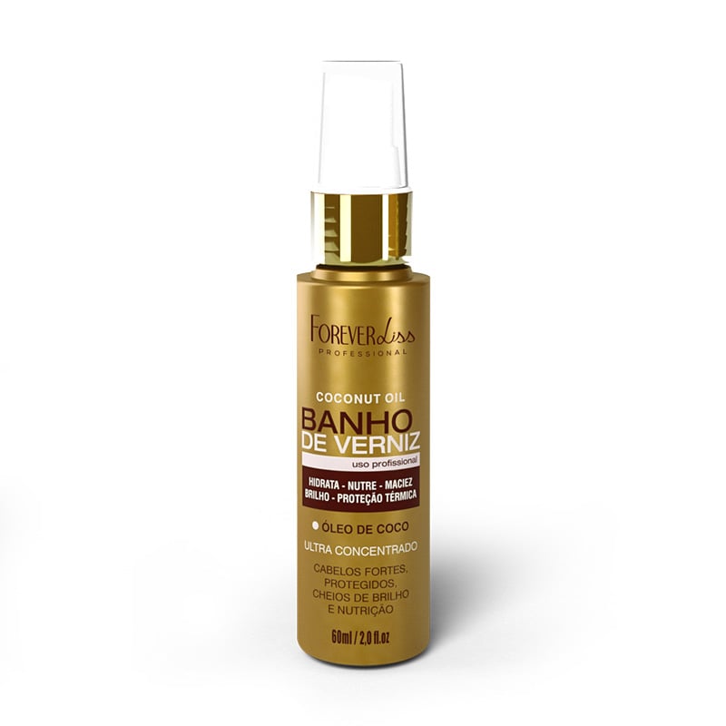 Forever Liss Banho de Verniz - Óleo de Coco Capilar 60ml