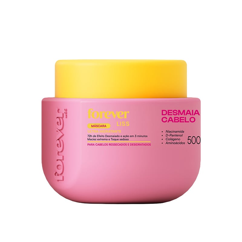 Forever Liss Desmaia Cabelo - Máscara Capilar 500g
