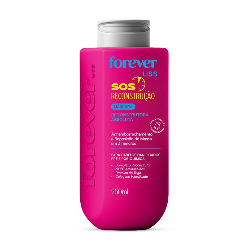 Forever Liss SOS Reconstrução - Máscara Capilar 250g